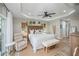 Relaxing main bedroom with king-size bed and access to the pool at 269 Mariner Ln, Rotonda West, FL 33947