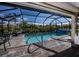 Relaxing screened pool and patio with plenty of space at 269 Mariner Ln, Rotonda West, FL 33947