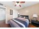 Cozy bedroom with double bed and ample closet space at 3006 Caring Way # 331, Port Charlotte, FL 33952