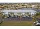 Aerial view of waterfront condo community with parking and boat slips at 3600 Bal Harbor Blvd # 1A, Punta Gorda, FL 33950