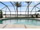 Inviting screened pool with stunning lake views at 3749 Bordeaux Dr, Punta Gorda, FL 33950