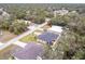 Aerial view showing home's location and surrounding houses at 4398 Appleton Ter, North Port, FL 34286