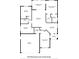 Floor plan of 1170 sq ft house with 2 bedrooms and 2 baths at 483 Winwood Ct, Port Charlotte, FL 33954