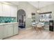 Kitchen dining area with a view of the pool at 5273 Crestline Ter, Port Charlotte, FL 33981