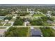 Aerial view showcasing the home's location in a residential neighborhood at 5452 Montego Ln, Port Charlotte, FL 33981