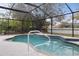 Refreshing screened-in pool perfect for summer fun at 5452 Montego Ln, Port Charlotte, FL 33981