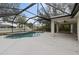 Relaxing screened-in pool and patio area at 5452 Montego Ln, Port Charlotte, FL 33981