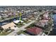 Aerial view showcasing home's canal-front location at 1022 Lucia Dr, Punta Gorda, FL 33950