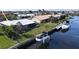 Waterfront property with private boat dock and screened lanai at 1022 Lucia Dr, Punta Gorda, FL 33950