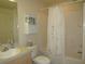 Bathroom with shower/tub combo, toilet, and vanity at 1246 Rio De Janeiro Ave # 503, Punta Gorda, FL 33983