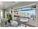 Relaxing hot tub on patio with water views at 1460 Raven Ct, Punta Gorda, FL 33950