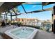 Enjoy this hot tub with amazing water views at 1460 Raven Ct, Punta Gorda, FL 33950