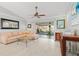 Relaxing living room with patio access and water views at 1460 Raven Ct, Punta Gorda, FL 33950