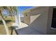 Side yard with privacy fence and walkway at 16129 Coruna Ct, Punta Gorda, FL 33955