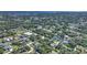 Wide aerial view of neighborhood and home location at 19071 Helena Ave, Port Charlotte, FL 33948