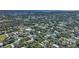 Aerial view showing home's location in a residential neighborhood at 19071 Helena Ave, Port Charlotte, FL 33948