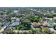 Aerial view showing home, large lot, and surrounding houses at 19071 Helena Ave, Port Charlotte, FL 33948