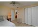 Cozy bedroom with large closet and neutral decor at 19071 Helena Ave, Port Charlotte, FL 33948