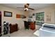 Home office with a desk, chair, and printer at 19071 Helena Ave, Port Charlotte, FL 33948