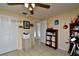 Home office with built-in shelving and ample workspace at 19071 Helena Ave, Port Charlotte, FL 33948