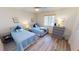 Twin bedroom with two beds and plenty of floor space at 22375 Edgewater Dr # 147, Punta Gorda, FL 33980