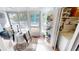 Convenient indoor laundry room with washer, dryer, and storage at 22375 Edgewater Dr # 147, Punta Gorda, FL 33980