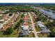 Aerial view showing home location in quiet neighborhood at 2408 Montpelier Rd, Punta Gorda, FL 33983