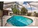 Inviting screened-in pool with ample space at 2408 Montpelier Rd, Punta Gorda, FL 33983