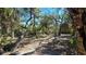 Serene hammock area surrounded by palm trees at 24362 Yacht Club Blvd, Punta Gorda, FL 33955