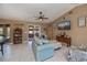 Living room with comfy sofas and large TV at 24362 Yacht Club Blvd, Punta Gorda, FL 33955