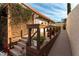 Deck with ramp access and lush landscaping at 25188 Marion Ave # 12, Punta Gorda, FL 33950
