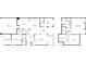 Two-story home floor plan with multiple bedrooms and a large living area at 25188 Marion Ave # 12, Punta Gorda, FL 33950