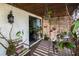 Covered patio, perfect for relaxing and enjoying plants at 25188 Marion Ave # 12, Punta Gorda, FL 33950