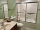 Bathroom with tub/shower combo and single vanity at 25188 Marion Ave # F201, Punta Gorda, FL 33950