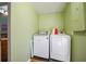 Bright laundry room with washer and dryer included at 27131 Ann Arbor Ave, Punta Gorda, FL 33983