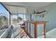 Outdoor screened porch with bar area at 27131 Ann Arbor Ave, Punta Gorda, FL 33983