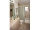 Clean bathroom with shower/tub combo and vanity at 273 Mark Twain Ln, Rotonda West, FL 33947