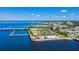 Aerial view of waterfront area with resort, marina and bridge at 3335 Purple Martin Dr # 6, Punta Gorda, FL 33950
