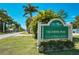 Gilchrist Park entrance sign in Punta Gorda, Florida at 3335 Purple Martin Dr # 6, Punta Gorda, FL 33950