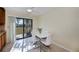 Bright dining area with patio access and white table at 3335 Purple Martin Dr # 6, Punta Gorda, FL 33950