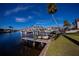 Private boat dock with floating dock and lift at 3335 Purple Martin Dr # 6, Punta Gorda, FL 33950