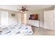 Main bedroom with ceiling fan and dresser at 3495 Levee St, North Port, FL 34288