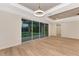 Bright dining area with sliding glass doors leading to the backyard at 4629 Enid Ln, North Port, FL 34288