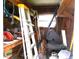 Unfinished basement with tools and equipment at 5733 Holiday Park Blvd, North Port, FL 34287