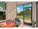 Spacious screened porch overlooking the backyard at 102 Linda Lee Dr, Rotonda West, FL 33947