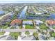 Bird's eye view of a single Gathering home at 1075 Messina Dr, Punta Gorda, FL 33950