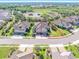 Aerial view showcasing home's location in a residential area at 1259 Backspin Dr, Englewood, FL 34223