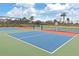 Two well-maintained pickleball courts at 1259 Backspin Dr, Englewood, FL 34223