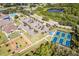 Aerial view of Riverwood community amenities at 13147 Preserve Ct, Port Charlotte, FL 33953