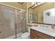 Bathroom with shower and single vanity at 13147 Preserve Ct, Port Charlotte, FL 33953